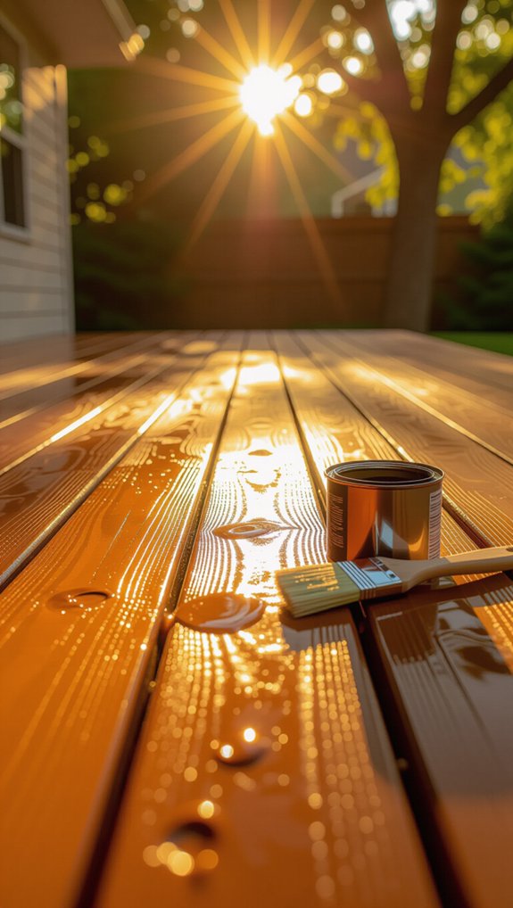 deck maintenance through painting