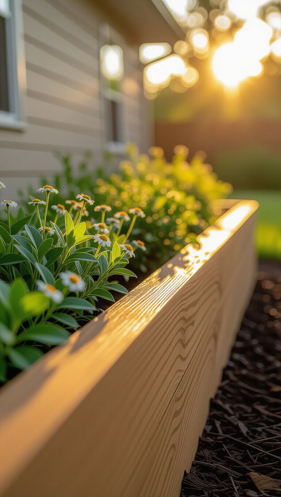 decorative garden edging tips