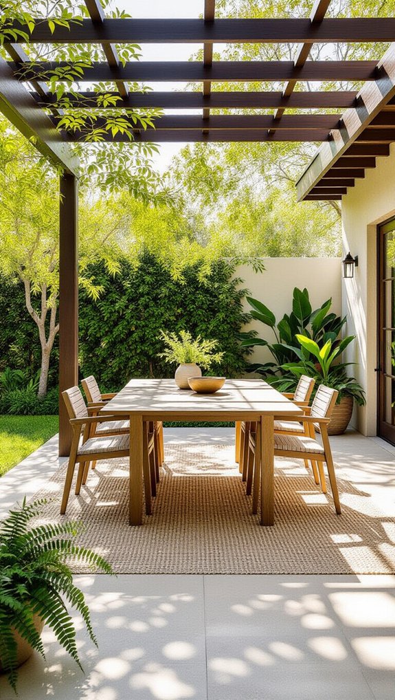 define outdoor living zones