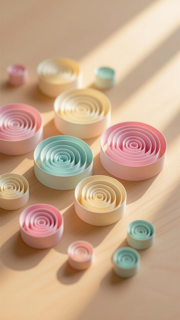 delicate paper art crafting