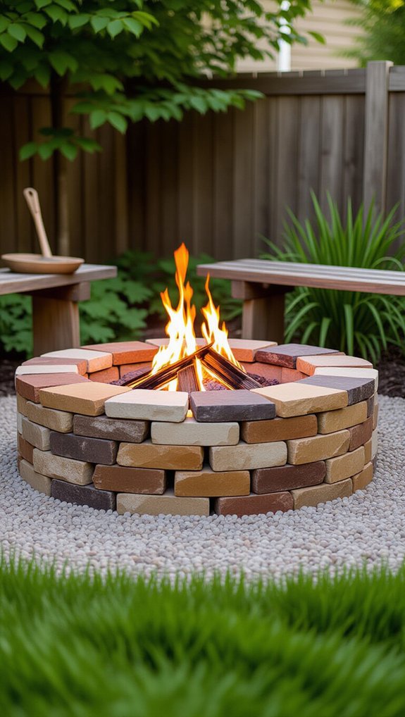 diy stone fire pit
