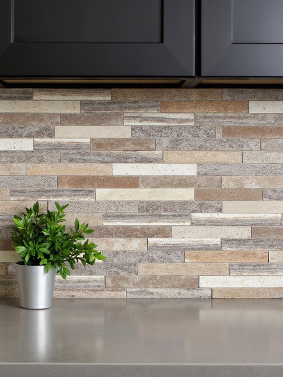 durable customizable stone backsplash