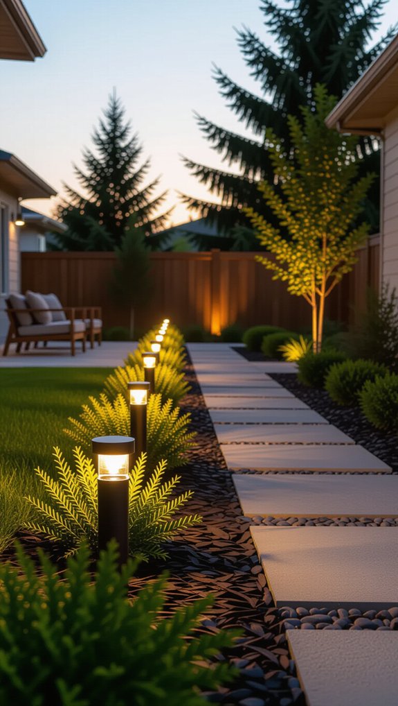 eco friendly garden path lighting