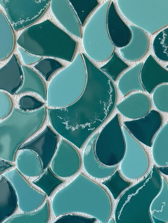 elegant arabesque kitchen tiles