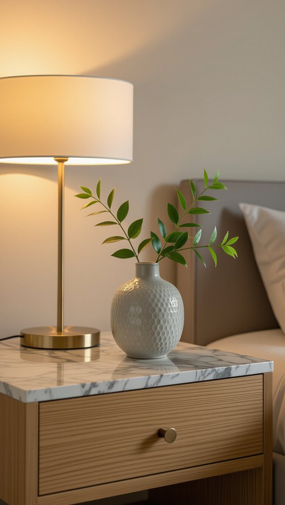 elegant marble nightstands benefits