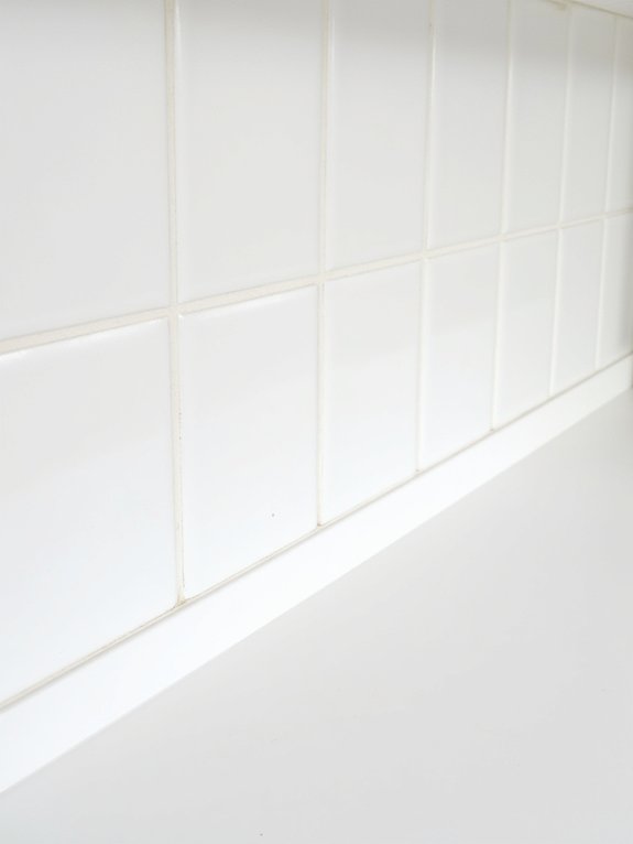 elegant matte white tiles