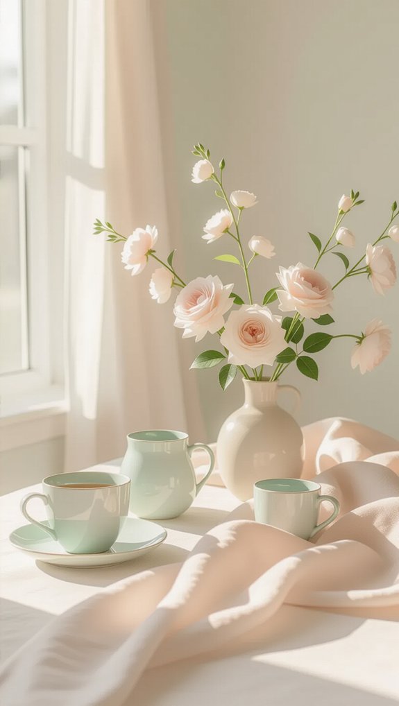 embrace calming pastel decor