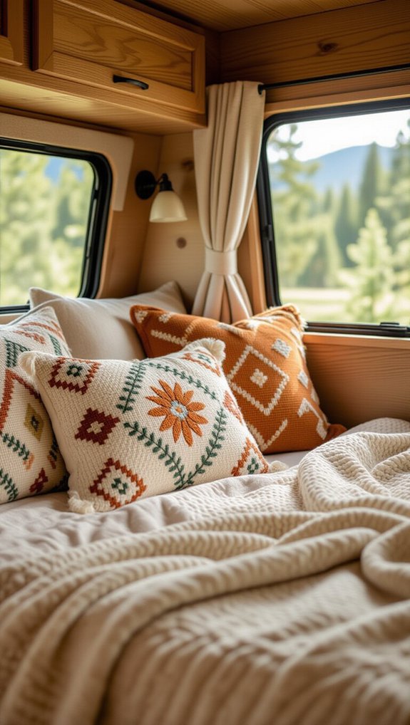 embroidered pillow cover comfort