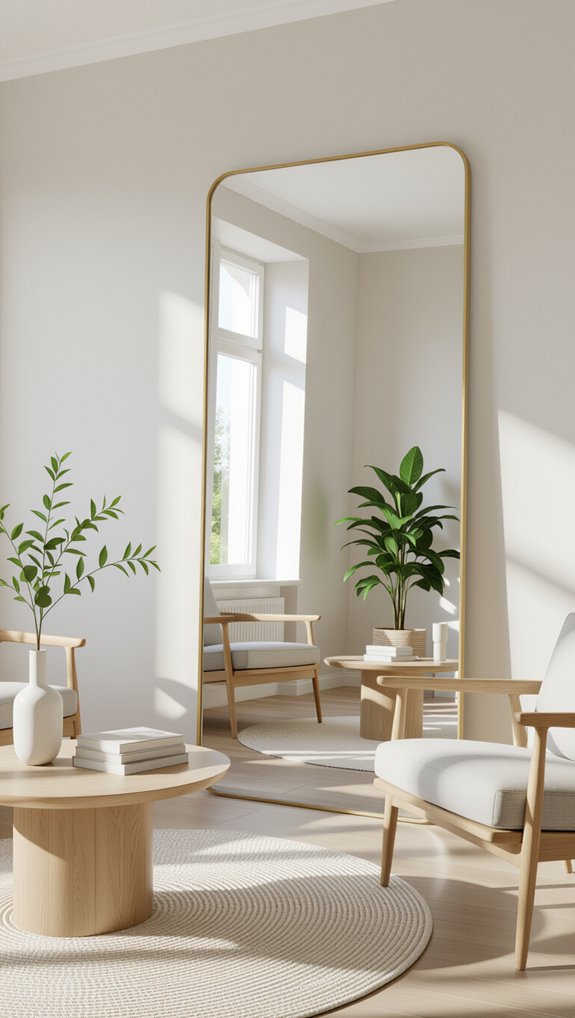 enhance space with mirrors