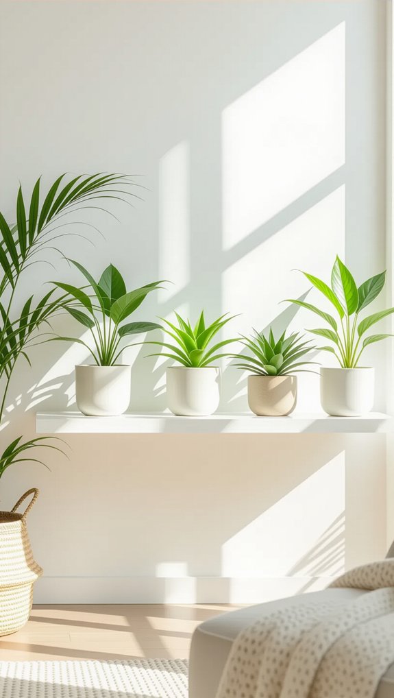 enhance space with plants