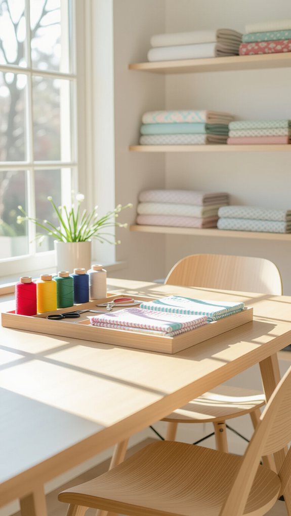 ergonomic multipurpose craft table