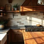 farmhouse rustic backsplash ideas