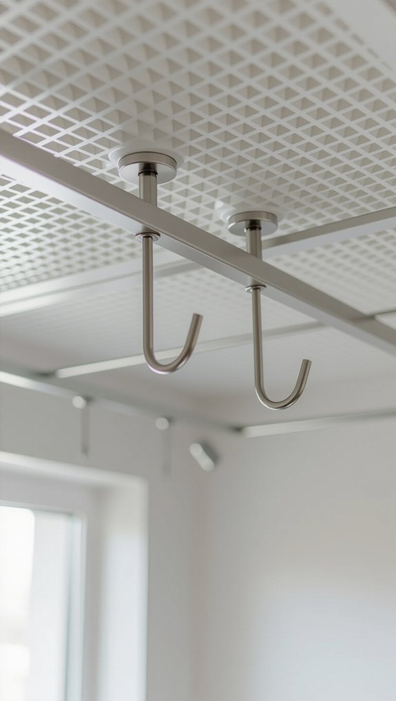 flexible ceiling art display