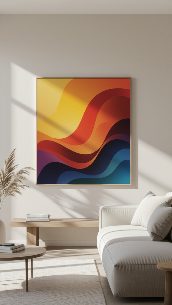 floating frames enhance art