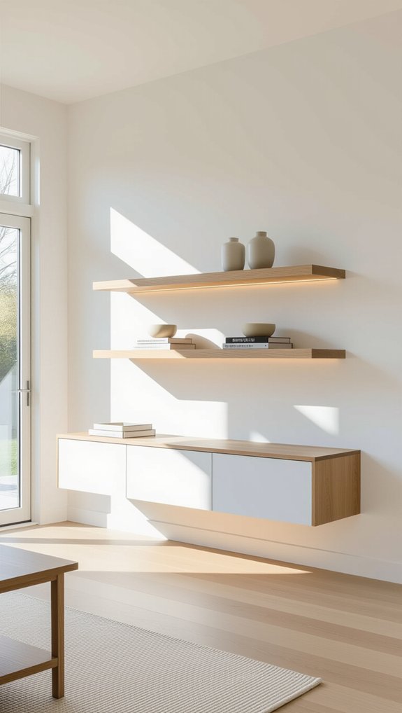 floating furniture for space saving