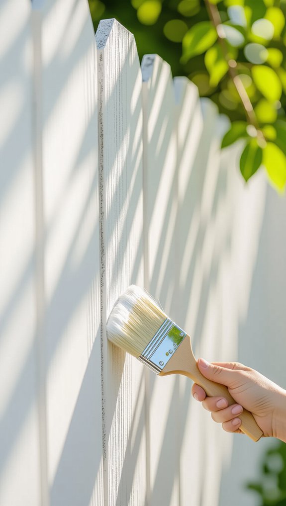freshen fence with paint