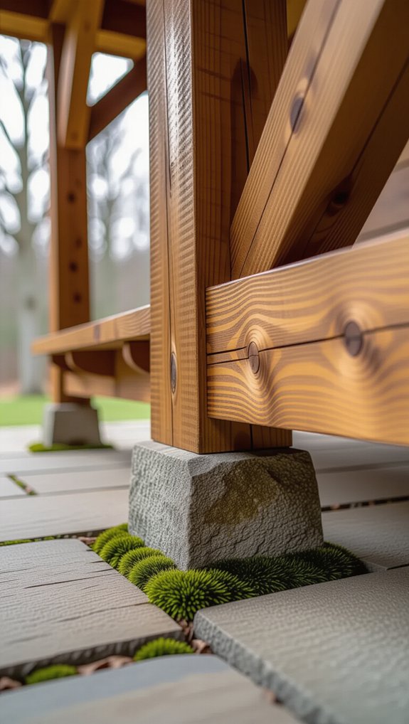 ground contact timber frame