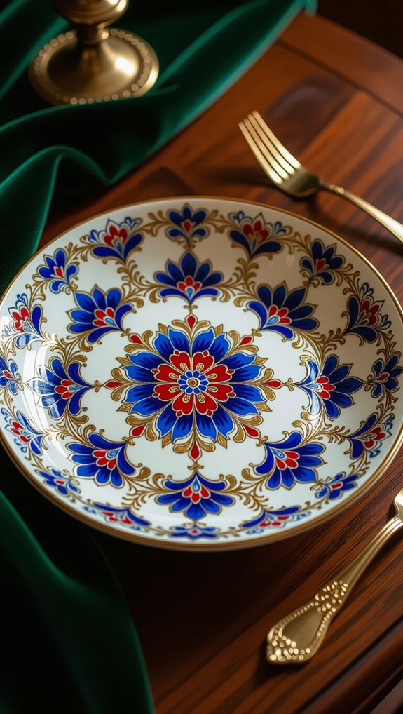 hand painted decorative plates showcase