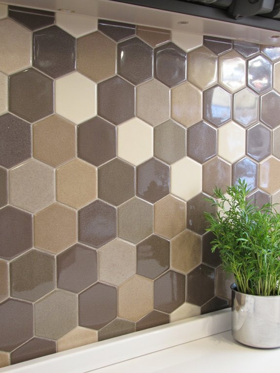 hexagon tiles for kitchens