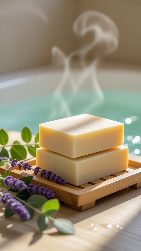 homemade aromatherapy shower soothers