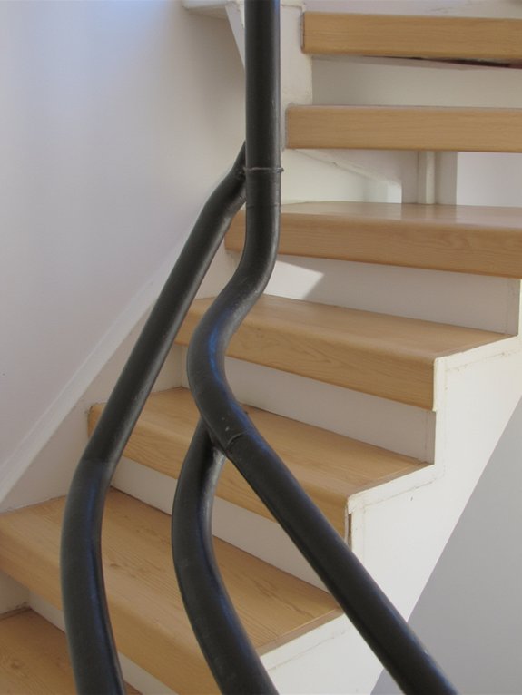 industrial pipe railing style