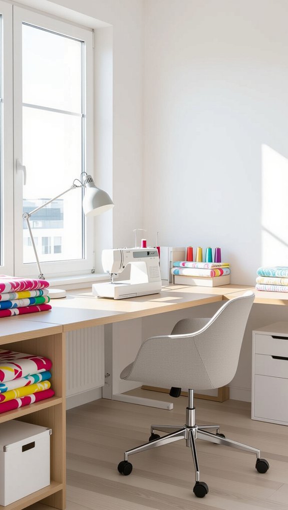 l shaped sewing desk benefits