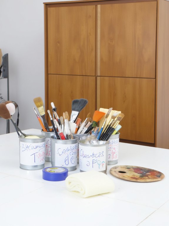 labeling and organizing pieces