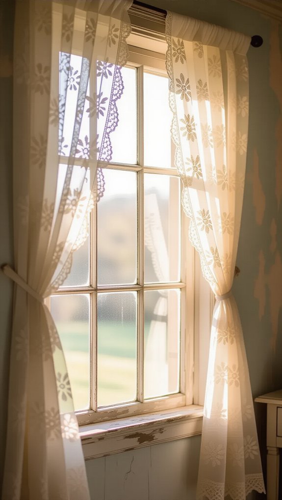lace sheer curtains charm