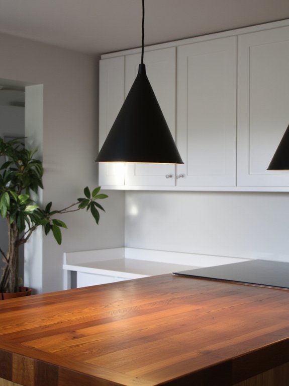 lighting fixture kitchen upgrade