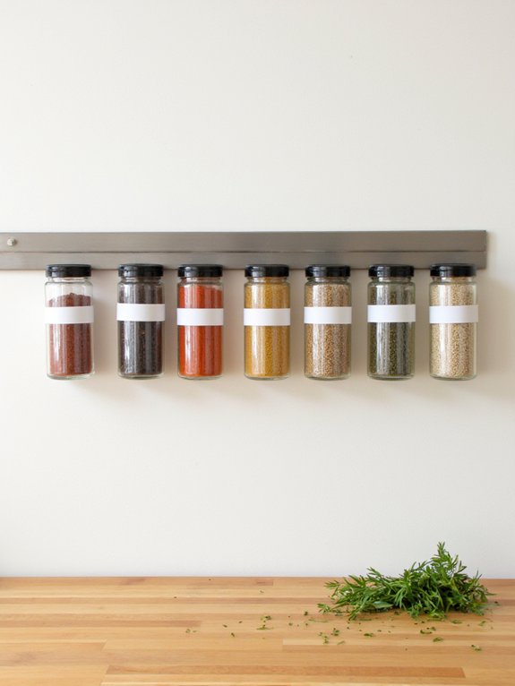 magnetic strips for spices