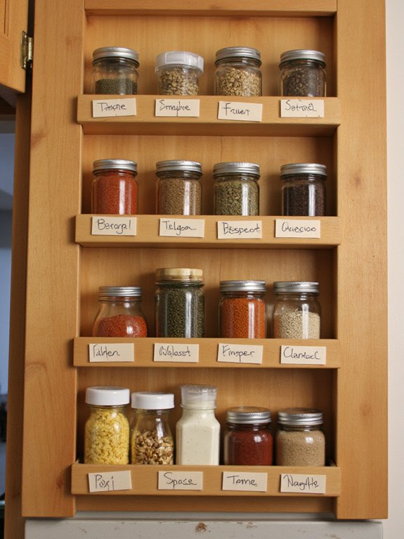 maximize pantry door space