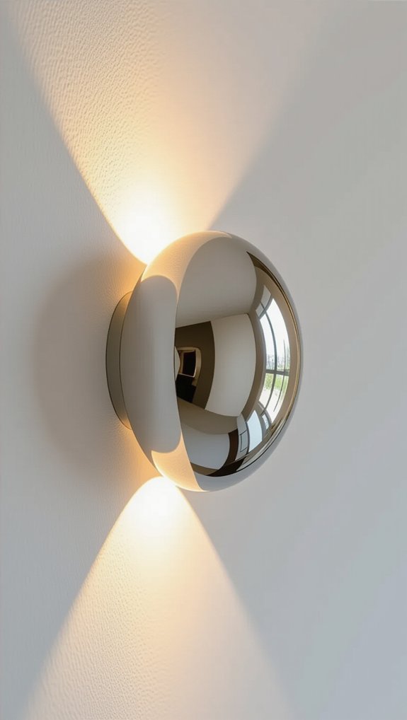 metallic shell sconce charm