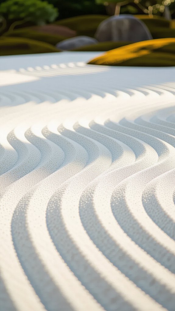 mindful sand garden texture