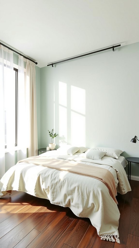 mint green calming retreat