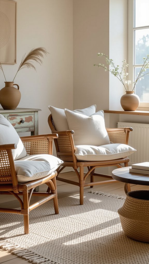 mismatched thrifted furniture charm