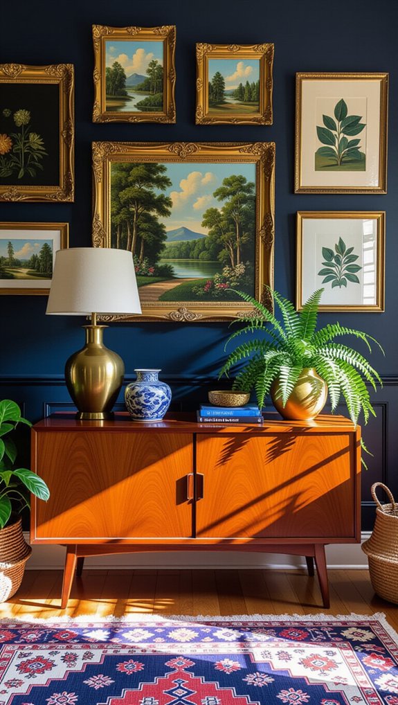 mixing wood tones creatively