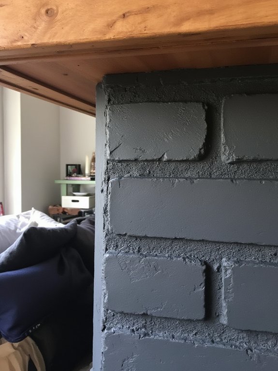 modern charcoal gray fireplace