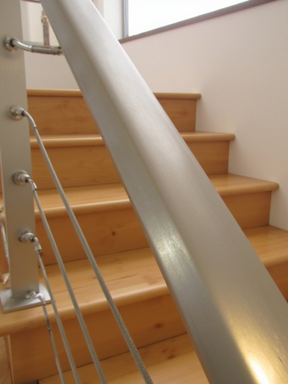 modern minimalist cable railings