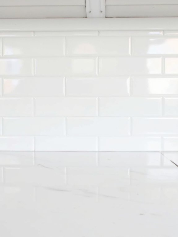 modern white tile layout