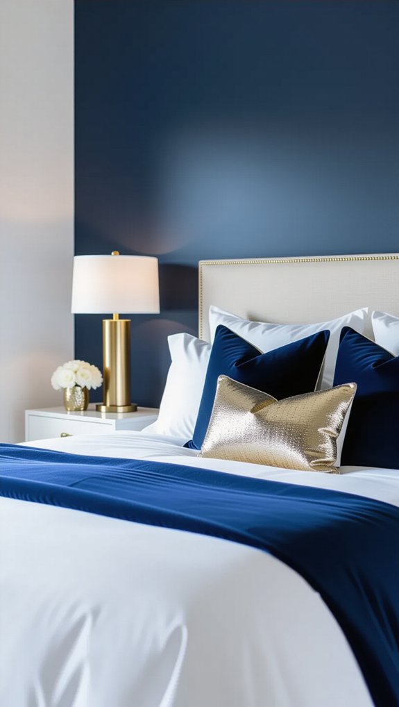 navy and gold elegance