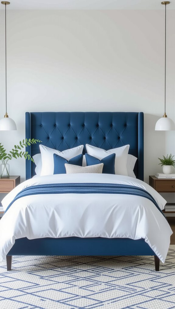 navy blue stylish comfort