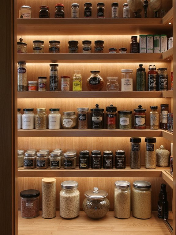 optimize pantry vertical space