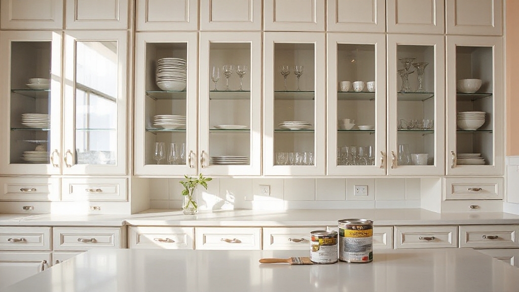 organized painting project setup