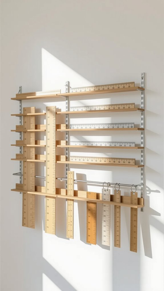 organized ruler storage solutions