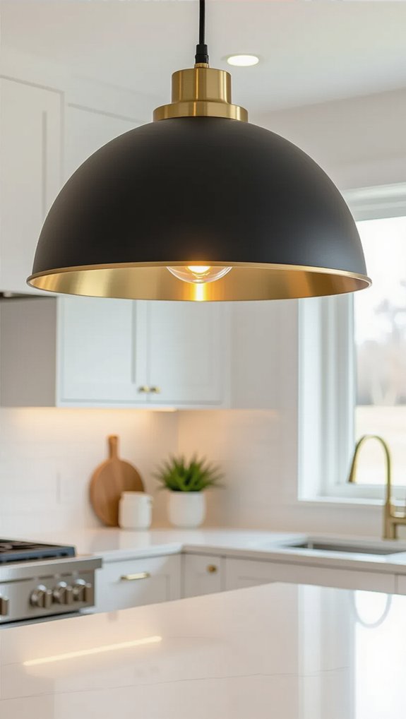 painted light fixture makeover