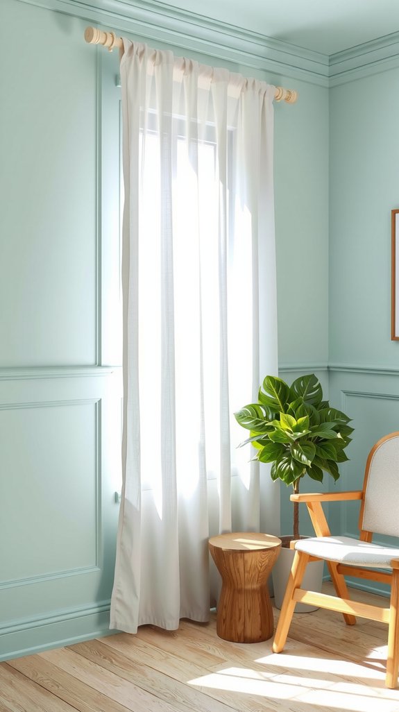 peaceful aqua retreat colors