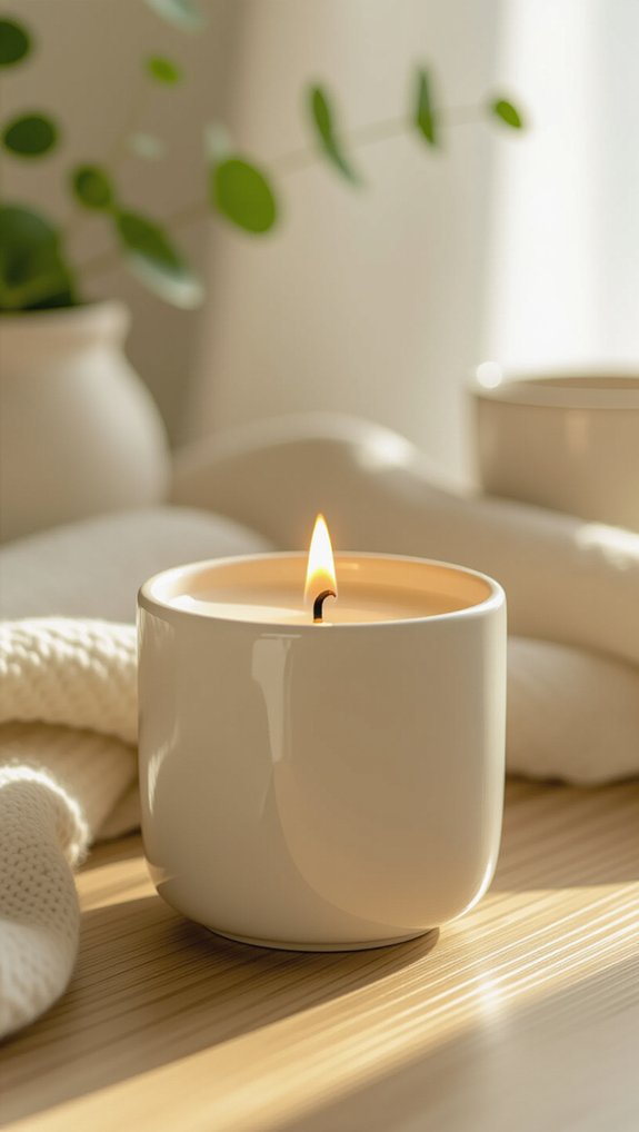 personalized cozy candle crafting