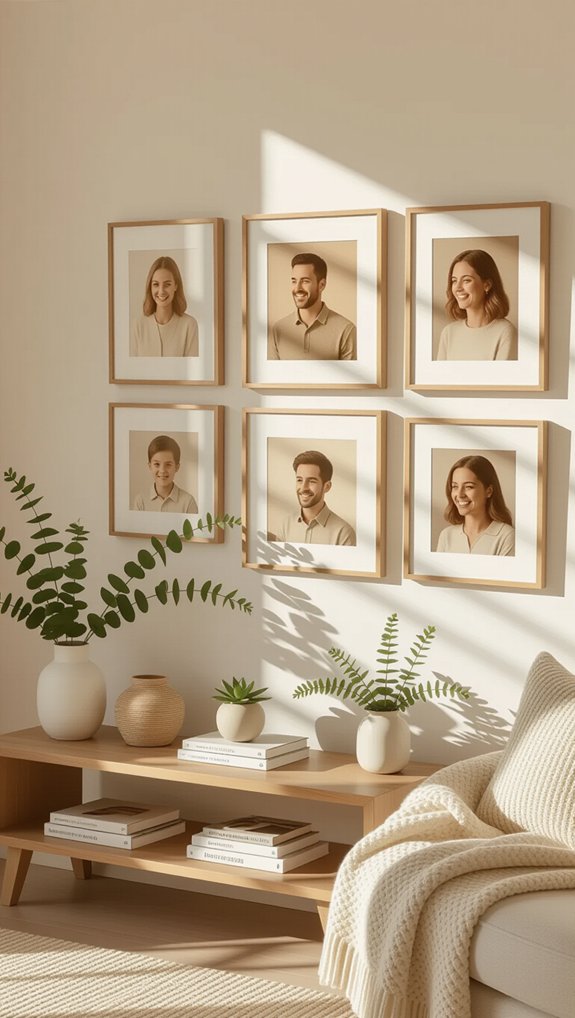 personalized family photo display