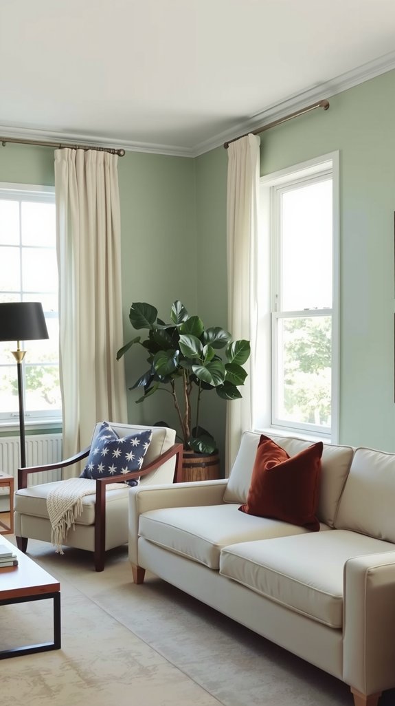 pistachio green accent tranquility