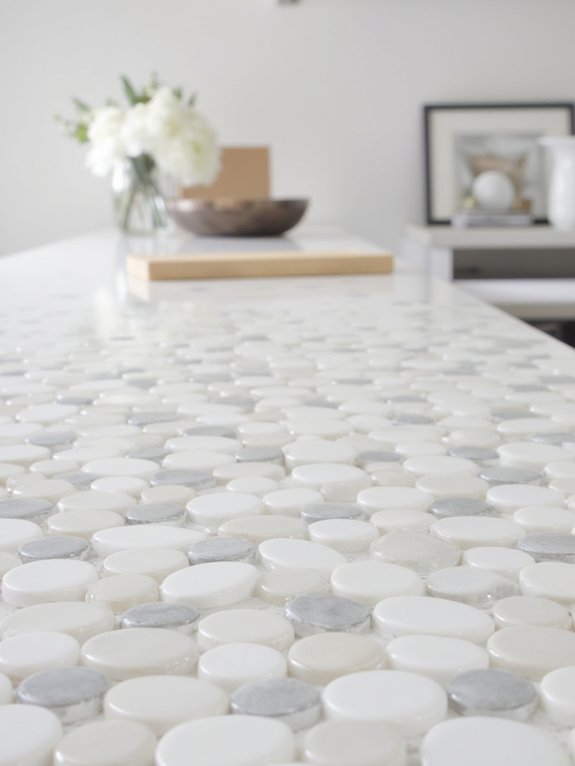 playful vintage penny tiles